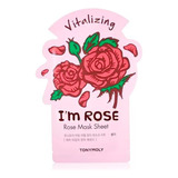 Tonymoly - Mascarilla Facial De Rosas Im Real Tipo De Piel Sensible, Seca, Mixta Y Grasa