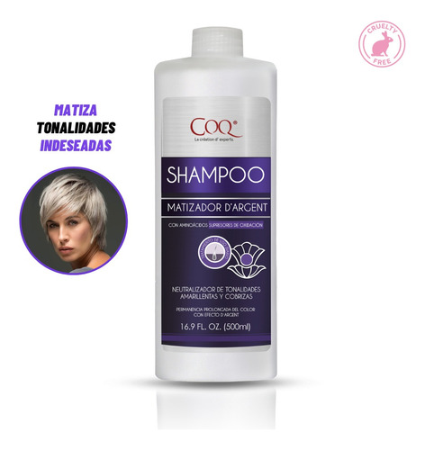 Shampoo Matizador Violeta Rubios Anti Oxidacion Amarilla 500