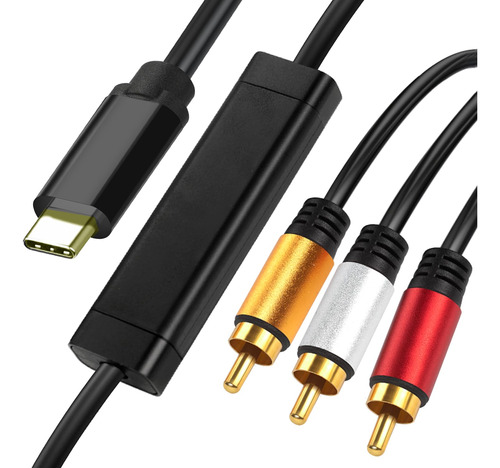 Adaptador De Usb C Rca 1080p,conversor Activo De Tipo C...