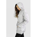 Campera Piloto Mujer Impermeable Trench Urbano Corto