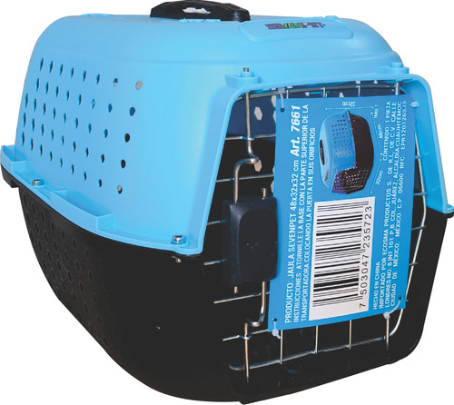 Transportadora Económica Perro Gato Jaula Sevenpet 7661