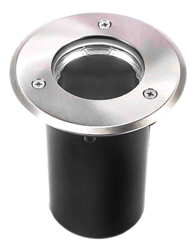 Luminaria P/piso De Acero Inox. Mr16 C/foco Led Le-010