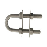 Gancho U-bolt-amarra De Proa E Popa-aço Inox 1/2-lancha1 Pç 