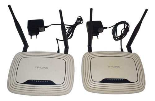 Kit 2 Roteadores Wireless Tp-link Tl-wr841nd 300 Mbps Usados