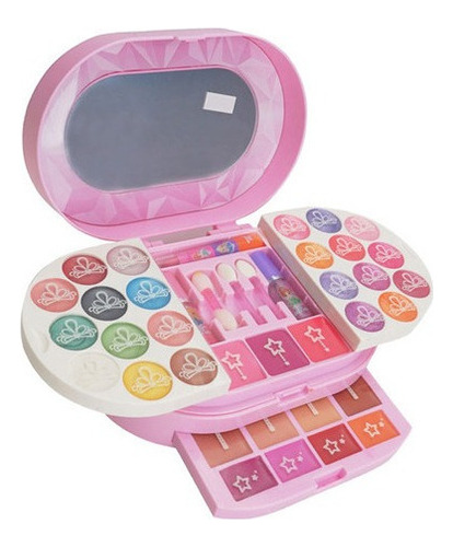 Paleta De Maquillaje Real Para Niñas Kit De Maquillaje L [u]