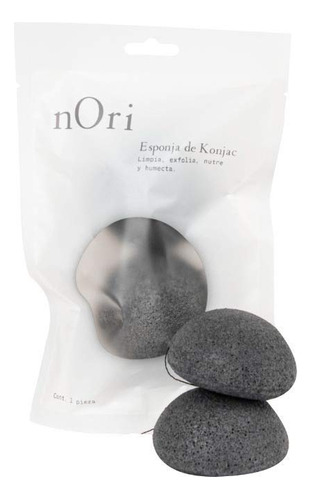 Nori Konjac Esponja Facial Pack 2 Esponjas Faciales/bambu Ca