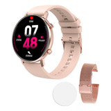 Smart Watch Dt 88 Max Rose + 2 Malla + Protector De Pantalla