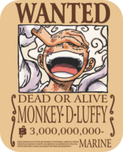 Llavero Anime One Piece Luffy Gear 5 Wanted