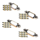 Kit 10 Focos De Luz Interior 31 36 39 41mm Led Canbus 12v