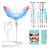 Jeezfee At Home - Kit De Blanqueamiento Dental Con Luz Led,