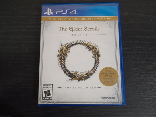 The Elder Scrolls Online Tamriel Unlimited Ps4 Fisico Usado