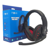 Headset Gamer Com Fio Inova Fon8939 Cor Preto