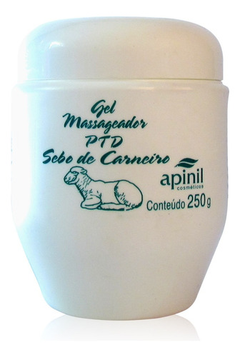 Sebo De Carneiro Apinil Original Dores Musculares 250g