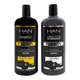 Shampoo Acondicionador  Han Carbon Purificante Detox 500