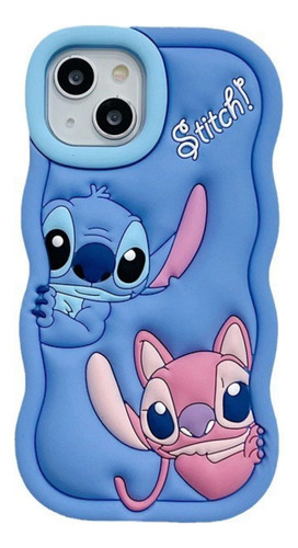 Capa De Silicone Tridimensional Stitch Para iPhone 11235