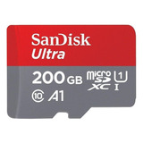 Cartão De Memória Sdsquar-200g-gn6ma Ultra C/ Adap. Sd 200gb