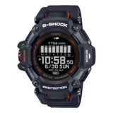 Reloj Casio Gbd-h2000-1a Gps Solar Bluetooth Smartwatch Malla Negro Bisel Negro Fondo Negro