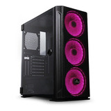 Gabinete Yeyian Ygh-49703 Hollow 2500 Atx Media Torre Negro