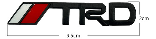 Emblema Trd Mini Bandera Toyota 4runner Fortuner Hilux Tundr Foto 2