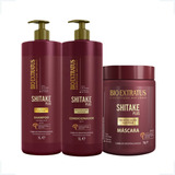 Kit Bioextratus Shitake Cabelos Desvitalizados 1l - Promoção