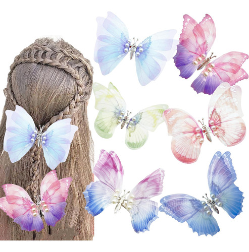 Pinzas Para El Cabello De Mariposa, Accesorios Para El Cabe.