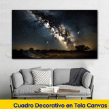 Cuadro Universo Galaxia Astronauta Naves Espacio 130x70 U5