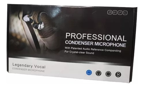   Micrófono Combo Anti-pop Cable Xlr Condensador Usb Filtro