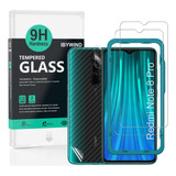 Ibywind Protector De Pantalla Para Redmi Note 8 Pro, Con 2 P