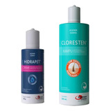 01 Shampoo Cloresten 500ml + 01 Hidrapet 100gr Frete Grátis