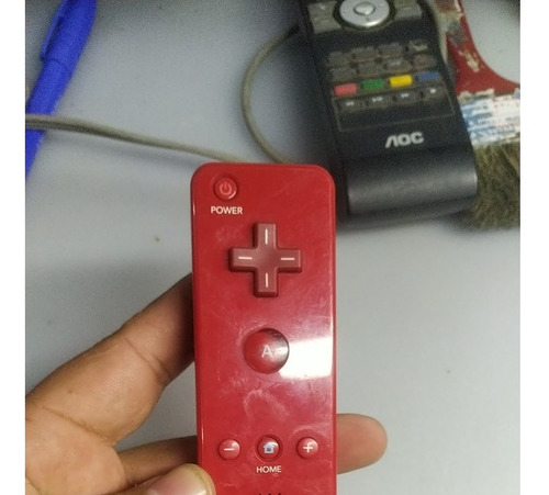 Controle Nintendo Wii Motion Plus Vermelho Rvl-036 Orig H934