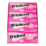 Trident Sin Azúcar Chicle Con Xilitol 12 Packs 168 Pz Msi