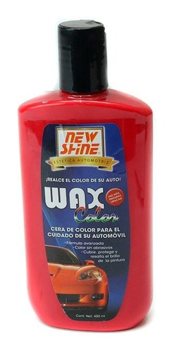 Cera Liquida De Color New Shine Varios Colores 450ml