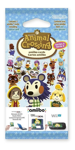 Sobre Amiibo Card Animal Crossing Serie 3 Original