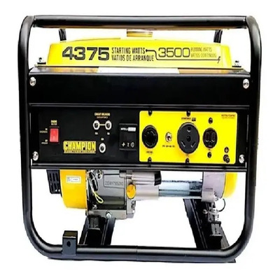 Planta De Luz Champion Ch437 Generador 4375  3500w Bifásico  | Meses sin interés