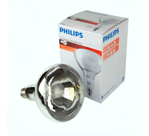 Kit 25 Lampadas De Secagem Infravermelha 375w 220v Philips