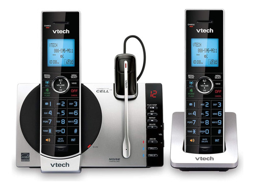 Vtech Ds6771-3 Dect 6.0 Teléfono Inalámbrico Expandib...