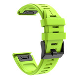 Correa Compatible Garmin Fenix 6x / 5x / 3hr 26mm Verde