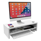 Base Suporte Monitor Mesa Elevador Home Office Organizador