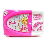 Microondas Barbie Original Glam Con Accesorios Y Sonido Tv