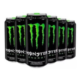 Energetico Monster Energy Fardo Com 6 Latas De 473ml Sabores Monster Energy Drink Clássico