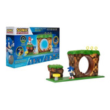 Sonic The Hedgehog Green Hill Zone Playset Com Sonic Jakks