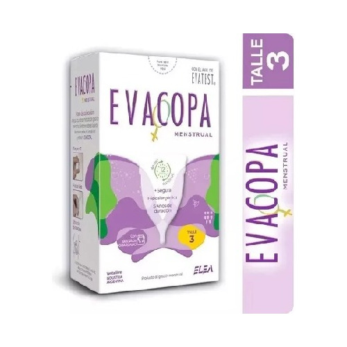 Evacopa Menstrual Hipoalergénica Ecologica Reutilizable T 3