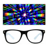 Gafas De Difracción Glofx Ultimate - Negro - Efecto De Prism