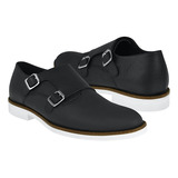 Zapatos Casuales Caballero Stylo 416001 Simipiel Negro