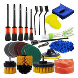 Kit De Limpieza De Coche 27pcs .