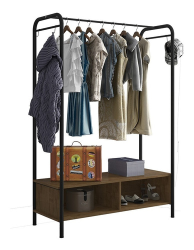 Guarda-roupa Milão Solteiro Closet Industrial | Dreamy House