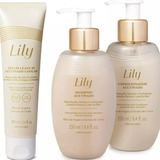 Combo Lily - Shampoo + Condicionador 250ml + Leave In 100ml