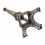 Torre París Eiffel 25 Cm Replica Decorativa Metálica Bronce