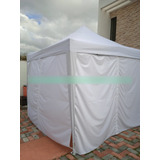 Toldo Carpa Reforzado Con Paredes Y Puertas En Color Blanco