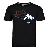 Playera Nfl Escudo Broncos Denver Negro